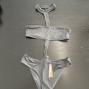 SKIMS Gunmetal Cutout Monokini
